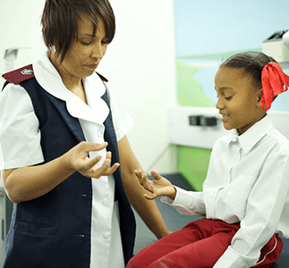 Primary healthcare test on mobile clinic
